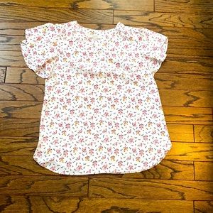 Loft Maternity Flutter Sleeve Top - XXS